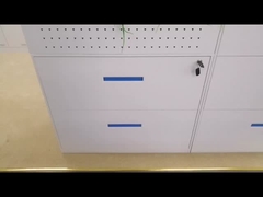 Gaveta vertical da lateral 2 da borda dos armários de arquivo 12mm do metal do tamanho da letra da estrutura de KD