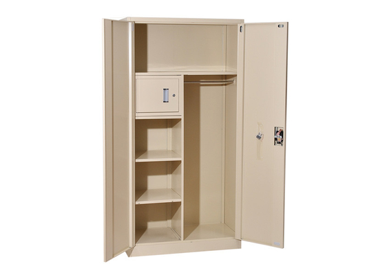 Office 2 Door Steel Locker Height 1850mm With Safety Box Inside