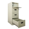 Standard Size Vertical Steel Filing Cabinets 4 Tier Metal Filing Cabinet  rustproof