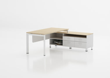 Steel Frame Office Conference Table , MFC Top Meeting Room Table